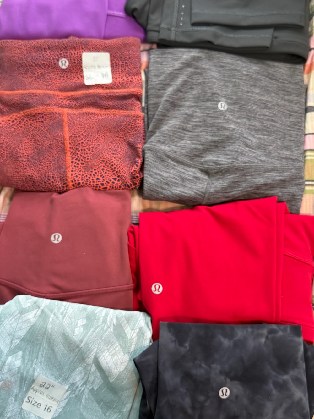Lululemon Size 16, NWOT, $38 each
